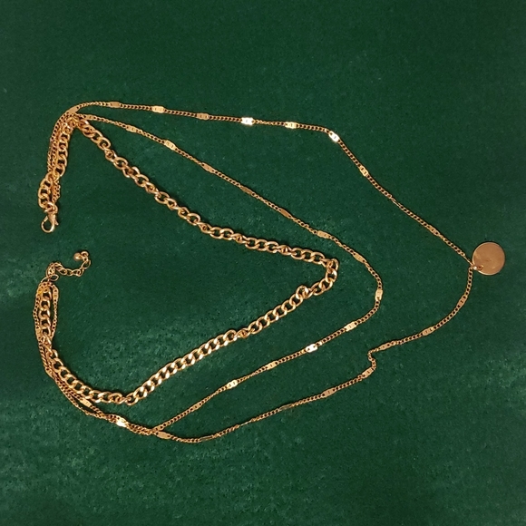 Target Jewelry 3 Layered Gold Necklace From Target Poshmark